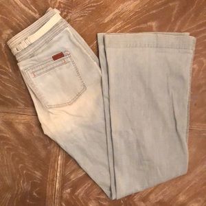 7 for All Mankind light wash bells